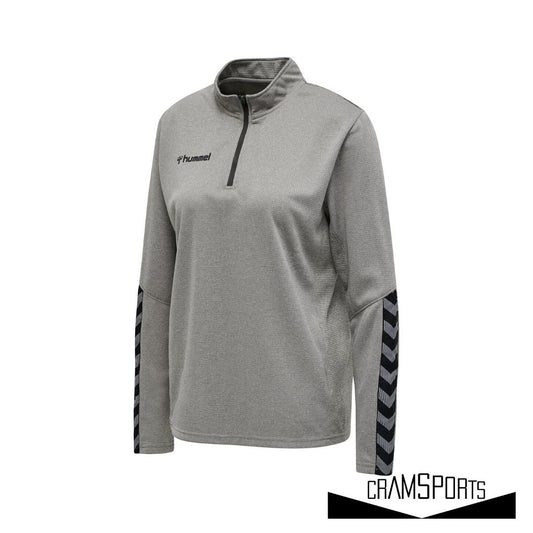 HMLAUTHENTIC HALF ZIP SWEATSHIRT MUJER HUMMEL