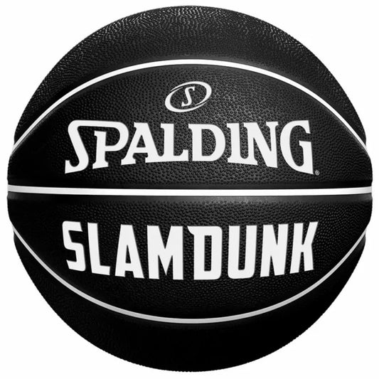 SLAM DUNK BLACK WHITE SPALDING
