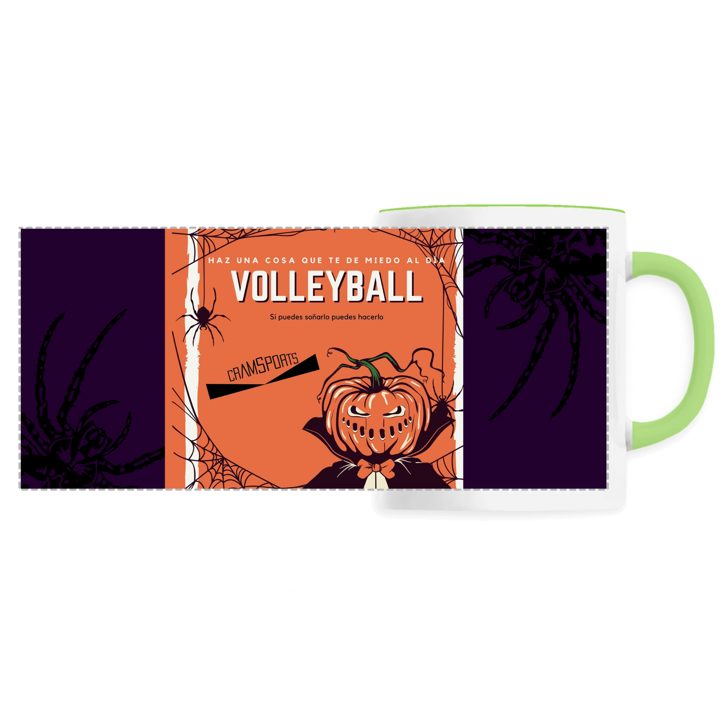 TAZA HALLOWEEN VOLEIBOL